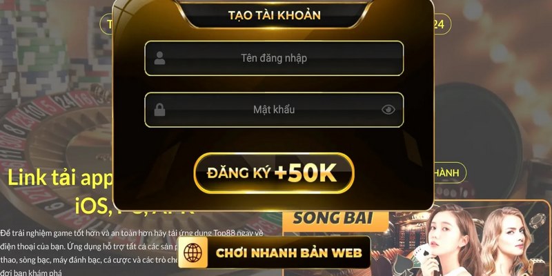 Yêu cầu bắt buộc đối với mỗi người chơi khi đăng ký Top88